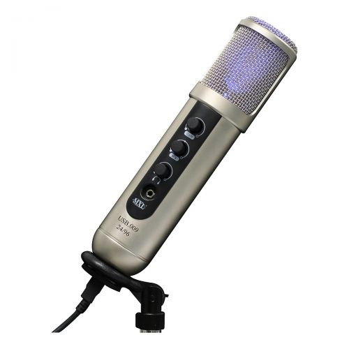  MXL},description:The MXL USB.009 2496 is a digital gold diaphragm USB condenser microphone is one of the solutions for the professional broadcast and music industries. It features