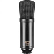 MXL 440 Studio Cardioid Condenser Microphone (Black with Gold Print)