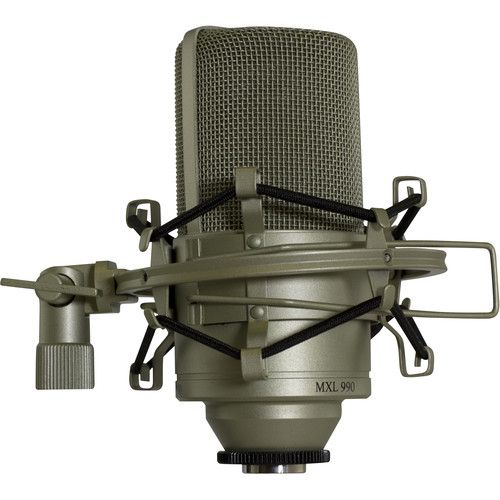  MXL 990 Large-Diaphragm Cardioid Condenser Microphone (Champagne)