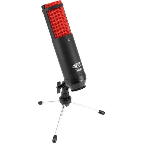  MXL TempoKR USB Condenser Microphone (Black/Red)