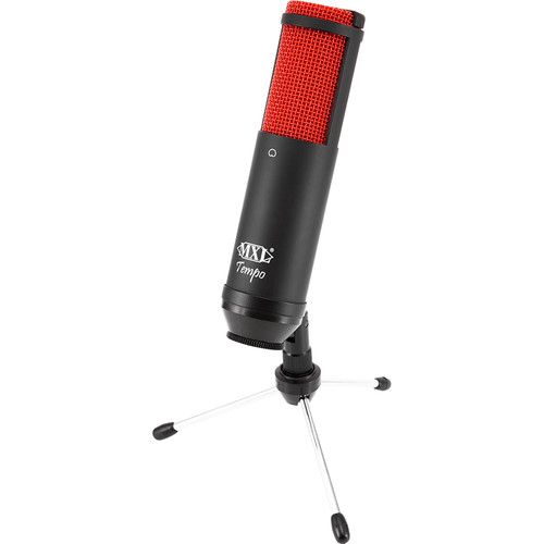  MXL TempoKR USB Condenser Microphone (Black/Red)