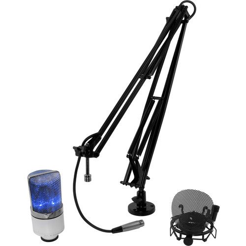  MXL OS1 BW OverStream Gaming and Podcasting Bundle with 990 Blizzard Microphone