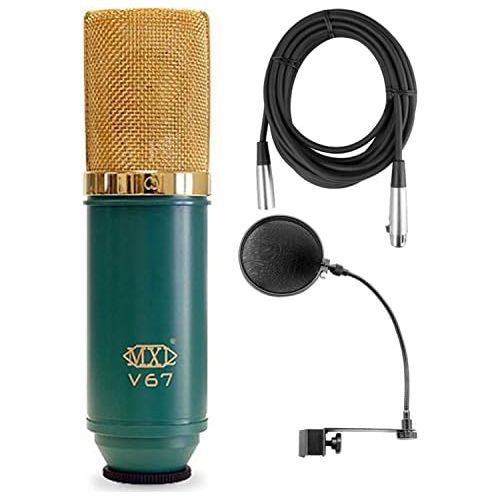  MXL V67G Large Diaphram Condensor w Mic Cable and Pop Filter