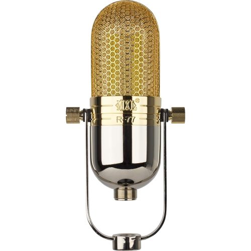  MXL R77 Classic Ribbon Microphone with Mogami XLR Cable and Desktop Mic Stand
