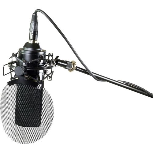  [아마존베스트]MXL Mics Multi-Pattern Condenser Microphone, XLR Connector, Black & Gold (770X)