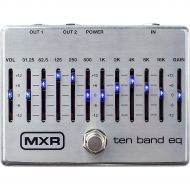 MXR},description:The MXR Ten Band EQ has been upgraded with noise-reduction circuitry, true bypass switching, a lightweight aluminum housing, brighter LEDs for increased visibility