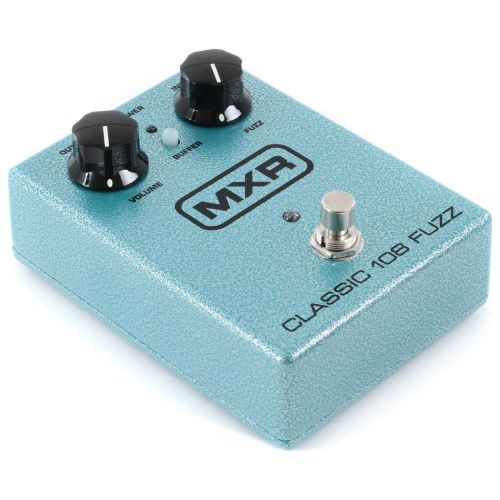  MXR M173 Classic 108 Classic Fuzz Pedal with Volume and Fuzz Controls, Buffer Switch and True bypass Footswitch with 2 Path Cable