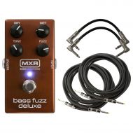 MXR M84 Bass Fuzz Deluxe Pedal Bundle w/4 Free Cables