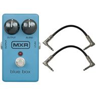 Dunlop MXR M-103 Blue Box Octave Fuzz Pedal w/2 Free 6 Patch Cables