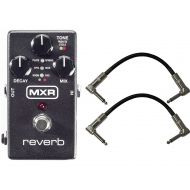 MXR M300 Reverb Pedal w/ 2 Patch Cables