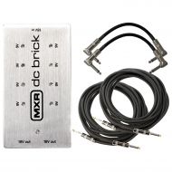 MXR DC Brick Power Supply DC Pedalboard Power Supply Bundle (Standard Polarity) All Power Cables Included with 4 Cables 2 Patch and 2 Instrument Cable