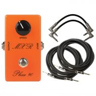 MXR CSP-026 Handwired 1974 Vintage Phase 90 Pedal w/(2) 6 patch cables (2) 18.6 cables