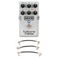 MXR M116 Fullbore Metal Distortion Pedal with Patch Cables