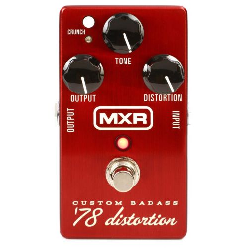  MXR M78 Custom Badass '78 Distortion Pedal with Patch Cables