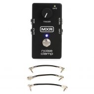 MXR M195 Noise Clamp Noise Reduction/Gate Pedal with Patch Cables