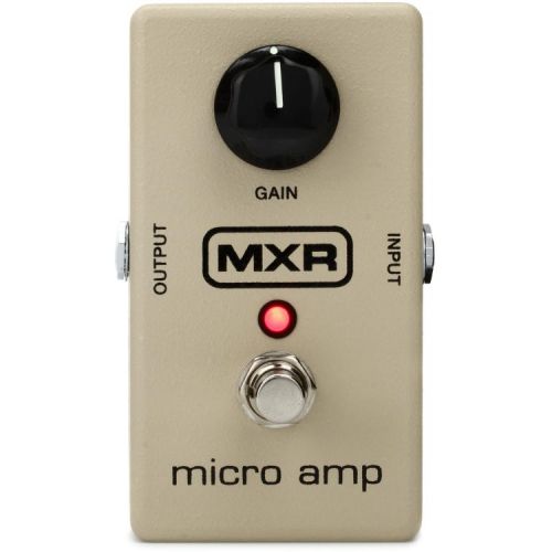  MXR M133 Micro Amp Gain/Boost Pedal with Patch Cables