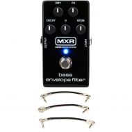 MXR M82 Bass Envelope Filter Pedal with 3 Patch Cables