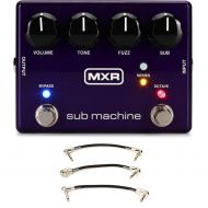 MXR M225 Sub Machine Octave Fuzz Pedal with Patch Cables