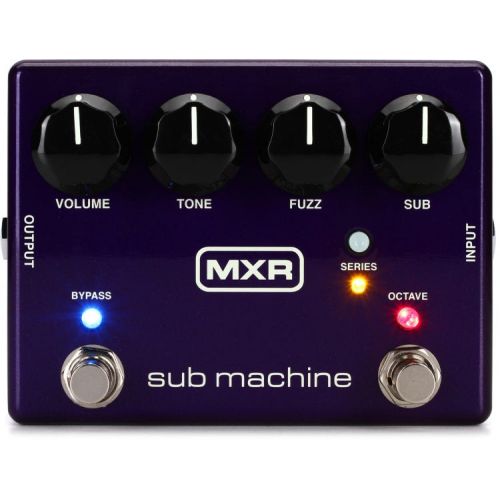  MXR M225 Sub Machine Octave Fuzz Pedal with Patch Cables