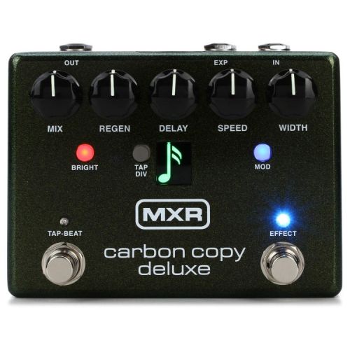  MXR M292 Carbon Copy Deluxe Analog Delay Pedal with Patch Cables