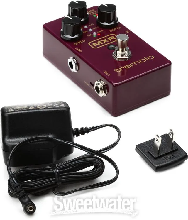  MXR Tremolo Pedal with Patch Cables