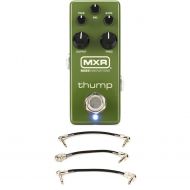 MXR Thump Bass Preamp Pedal with Patch Cables