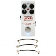 MXR M282 Dyna Comp Bass Compressor Pedal with Patch Cables