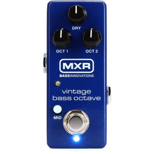  MXR M280 Vintage Bass Octave Mini Pedal with Patch Cables