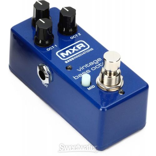  MXR M280 Vintage Bass Octave Mini Pedal with Patch Cables