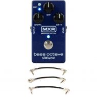 MXR M288 Bass Octave Deluxe Pedal with Patch Cables