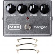 MXR M117R Flanger Pedal with Patch Cables