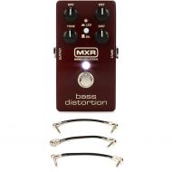 MXR M85 Bass Distortion Pedal with Patch Cables