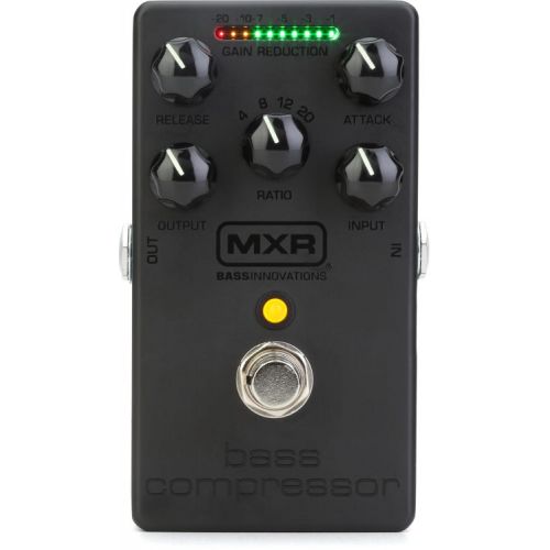  MXR M87 Bass Compressor Pedal with Patch Cables - Blackout Series