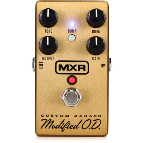  MXR M77 Custom Badass Modified Overdrive Pedal with Patch Cables