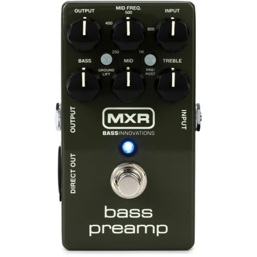  MXR M81 Bass Preamp with Patch Cables