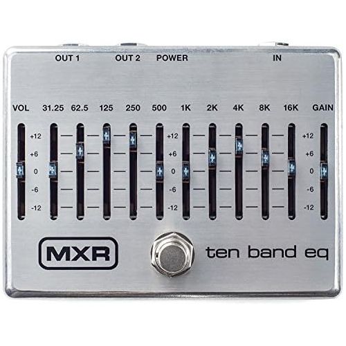  MXR M108S 10-Band EQ Pedal w/Bonus Dunlop PVP101 Variety Pick-Pack (x12) 7-10137-09564-9