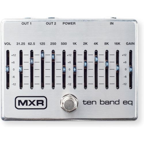  MXR M108S 10-Band EQ Pedal w/Bonus Dunlop PVP101 Variety Pick-Pack (x12) 7-10137-09564-9