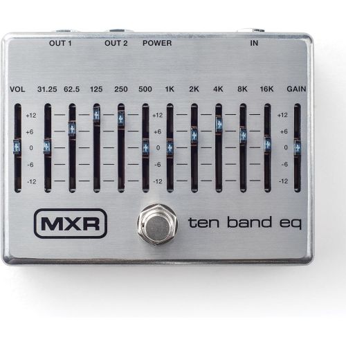  MXR M108S 10-Band EQ Pedal w/Bonus Dunlop PVP101 Variety Pick-Pack (x12) 7-10137-09564-9