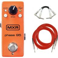 MXR M290 Mini Phase 95 Analog Guitar Effect Pedal + Cables