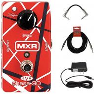 MXR Eddie Van Halen Phase 90 Pedal Guitar Pedal featuring Wide Range of Sounds with AC Power adapter and cables!
