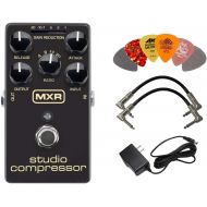 MXR M76 Studio Compressor Analog Guitar Effect Pedal + Cables