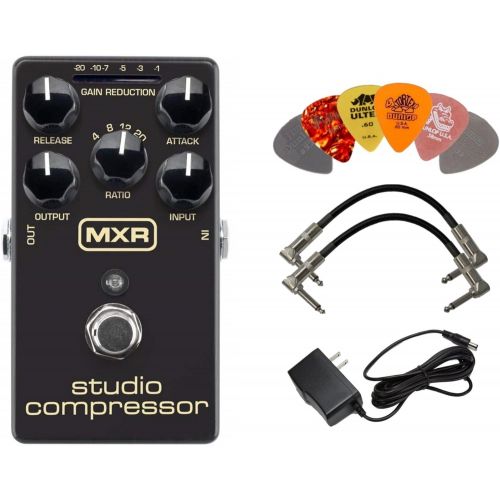  MXR M76 Studio Compressor Analog Guitar Effect Pedal + Cables