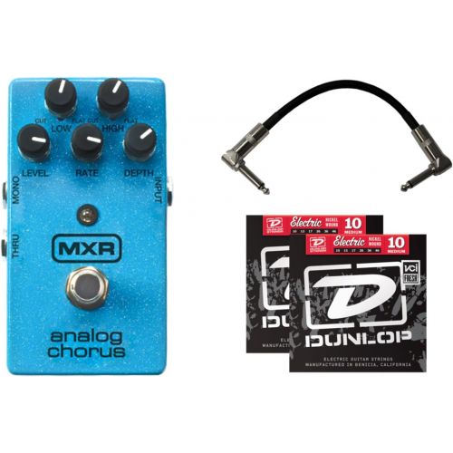  MXR M234 Analog Chorus Pedal w/Bonus Dunlop Deluxe PVP-101 Variety Pick-Pack (x12) 7-10137-05004-4