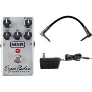 MXR M75 Super Badass Distortion Effects Pedal w/ 9V Power Supply and Patch Cable