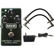 MXR M169 Carbon Copy Analog Delay w/ 9V Power Supply and Patch Cables