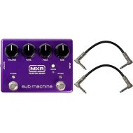 MXR M225 Sub Machine Octave Fuzz/Octave Guitar Effects Pedal with Independently Switchable Octave Up Effect and Parallel Serial Switch for Octave Down Fuzz Processing with 2 Path C