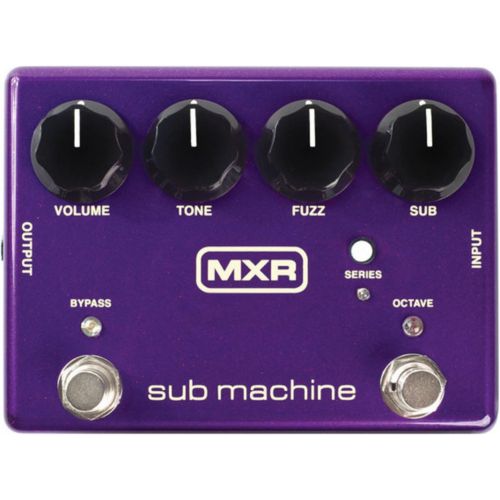  MXR M225 Sub Machine Octave Fuzz/Octave Guitar Effects Pedal with Independently Switchable Octave Up Effect and Parallel Serial Switch for Octave Down Fuzz Processing with 2 Path C