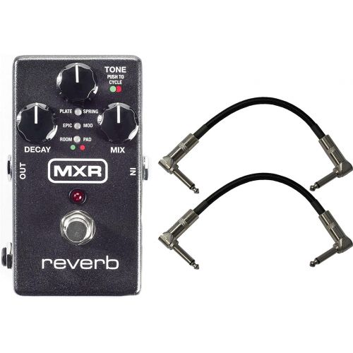  MXR M300 Reverb Pedal w/ 2 Patch Cables