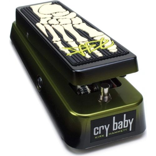  MXR Dunlop KH95 Kirk Hammett Signature Cry Baby Wah Pedal Bundle with 2 Patch Cables and Dunlop 9V Power Supply