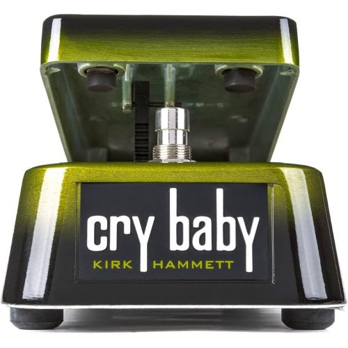  MXR Dunlop KH95 Kirk Hammett Signature Cry Baby Wah Pedal Bundle with 2 Patch Cables and Dunlop 9V Power Supply